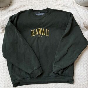 Hawaii USA Women’s Brandy Melville Green Sweater